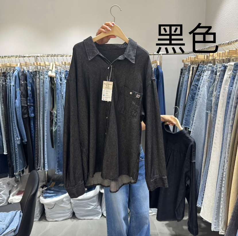 L'ETOILE韓國直郵㊣東大門實拍女裝新品人氣襯衫蕾絲衫亞麻L'ETOILE襯衫/蕾絲衫