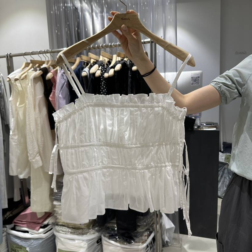 GREEK韓國㊣直郵東大門代購女裝新品時尚25春夏推薦吊帶背心GREEK吊帶/背心