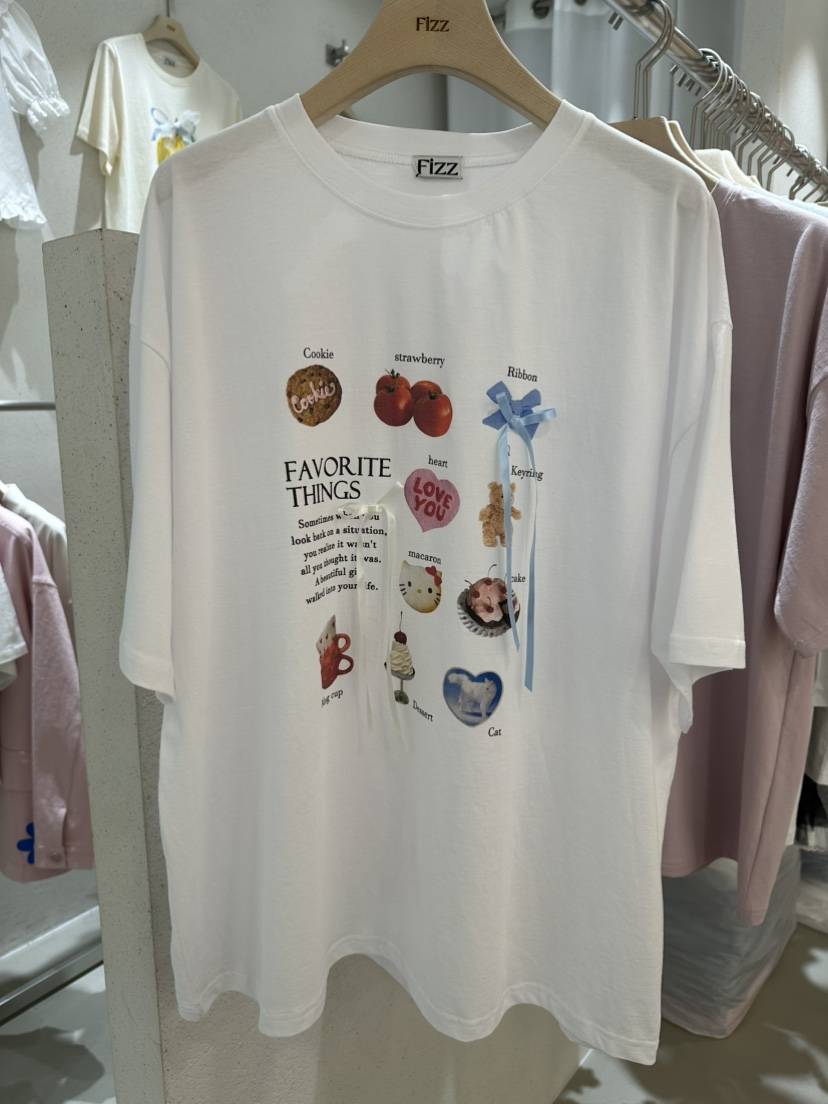 FIZZ韓國㊣直郵東大門代購女裝新品人氣25春夏熱賣推薦時尚T恤FIZZT恤