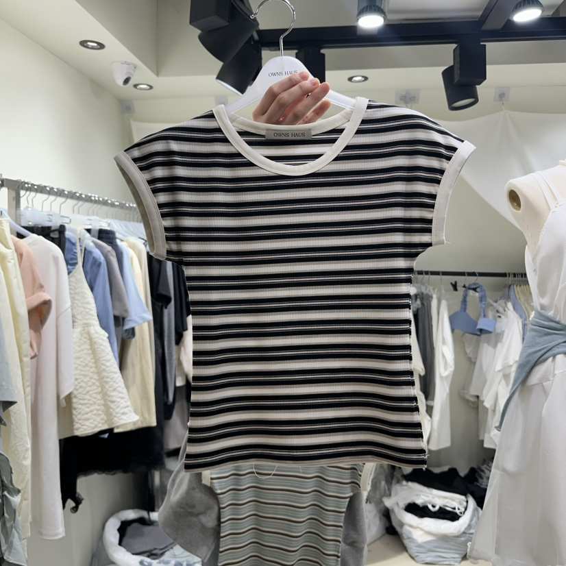 OWNS韓國㊣直郵東大門代購女裝新款推薦休閑人氣熱賣25春夏T恤OWNST恤