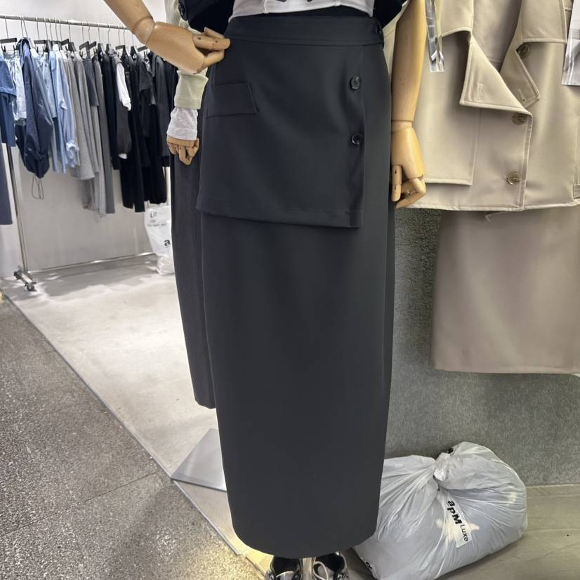 EXIT韓國㊣直郵東大門代購女裝新品人氣休閑25春夏時尚長裙EXIT長裙