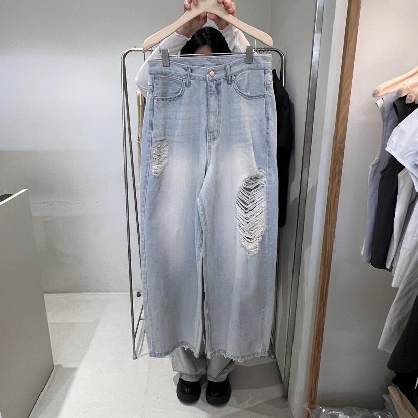 OUTRENE直郵韓國代購㊣女裝新款推薦熱賣25春夏人氣休閑牛仔褲OUTRENE牛仔褲