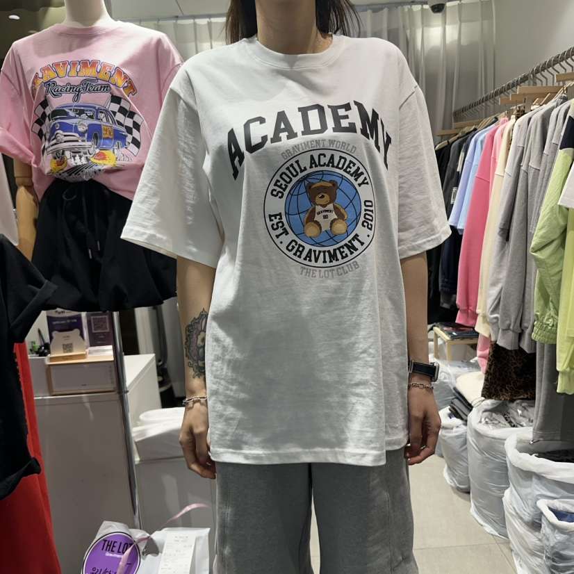 THE LOT直郵韓國代購㊣女裝新品人氣休閑25春夏推薦熱賣T恤THE LOT/	LOTT恤