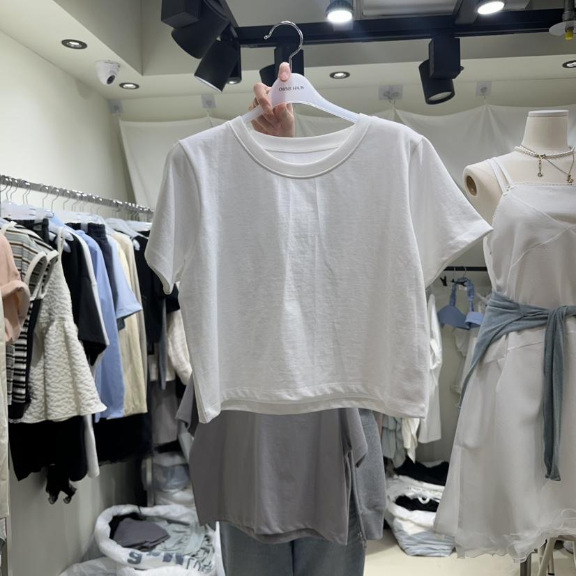 OWNS直郵韓國代購㊣女裝新款25春夏休閑時尚人氣推薦熱賣T恤OWNST恤