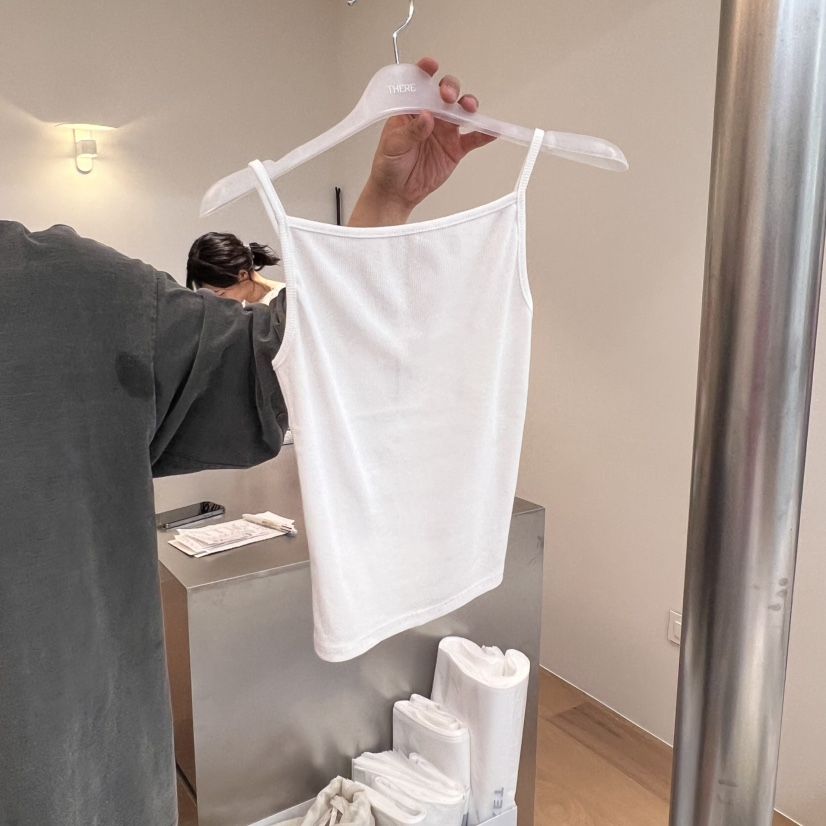 THERE韓國直郵㊣東大門實拍女裝新品熱賣25春夏推薦吊帶背心THERE吊帶/背心