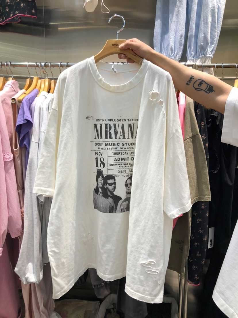 MENDL S韓國代購女士新款真品推薦人氣25春夏休閑職業熱賣T恤MENDL ST恤
