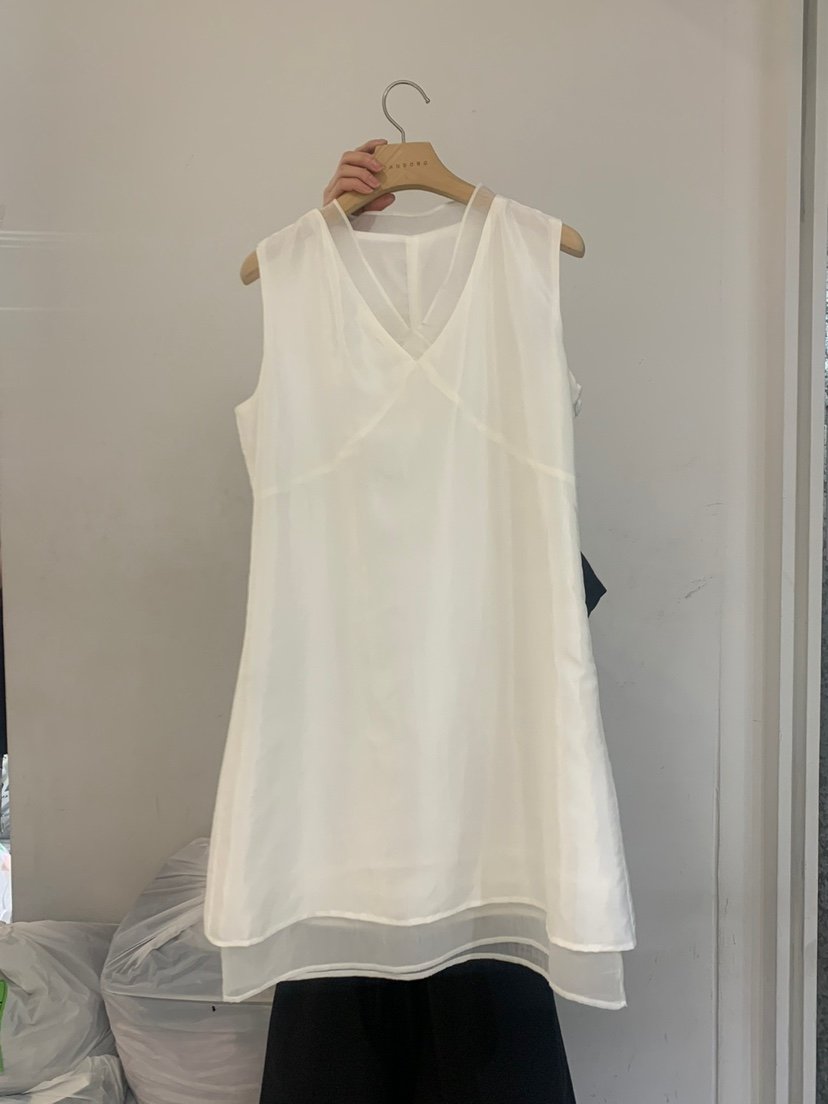 GAMDONG東大門直郵女裝新品熱賣25春夏人氣職業連衣裙歐根紗GAMDONG連衣裙