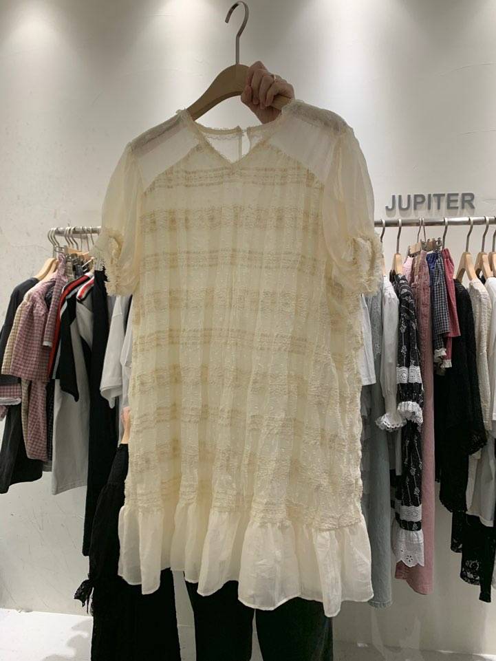 JUPITER東大門代購女士新品推薦熱賣真品25春夏職業人氣連衣裙JUPITER連衣裙
