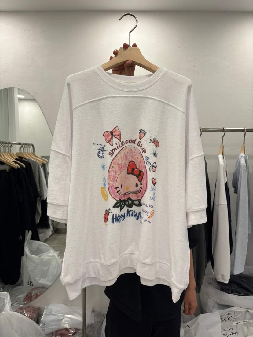 DELICATE韓國代購女士新款25春夏職業推薦熱賣休閑時尚真品T恤DELICATET恤