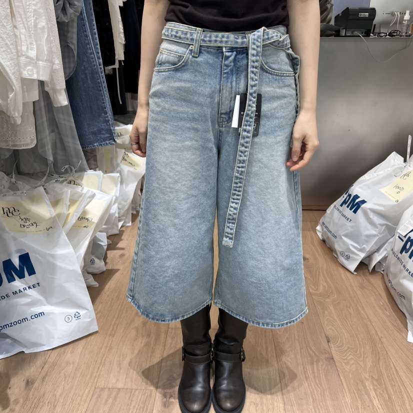 MEET ME韓國代購女裝新款推薦職業25春夏時尚熱賣短褲含腰帶MEET ME短褲