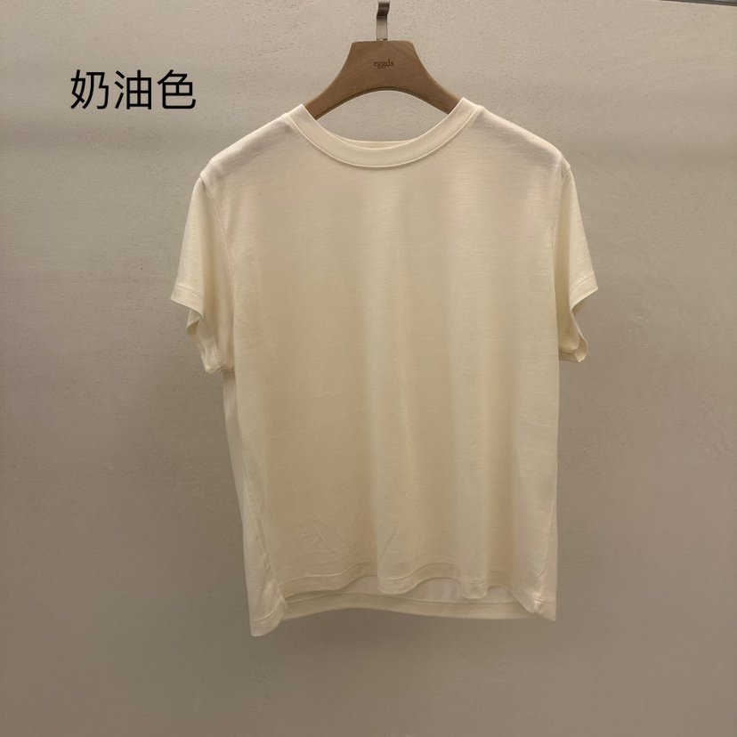 EGG東大門實拍女士新款推薦熱賣人氣休閑真品職業25春夏T恤天絲EGG-訂貨周期長T恤