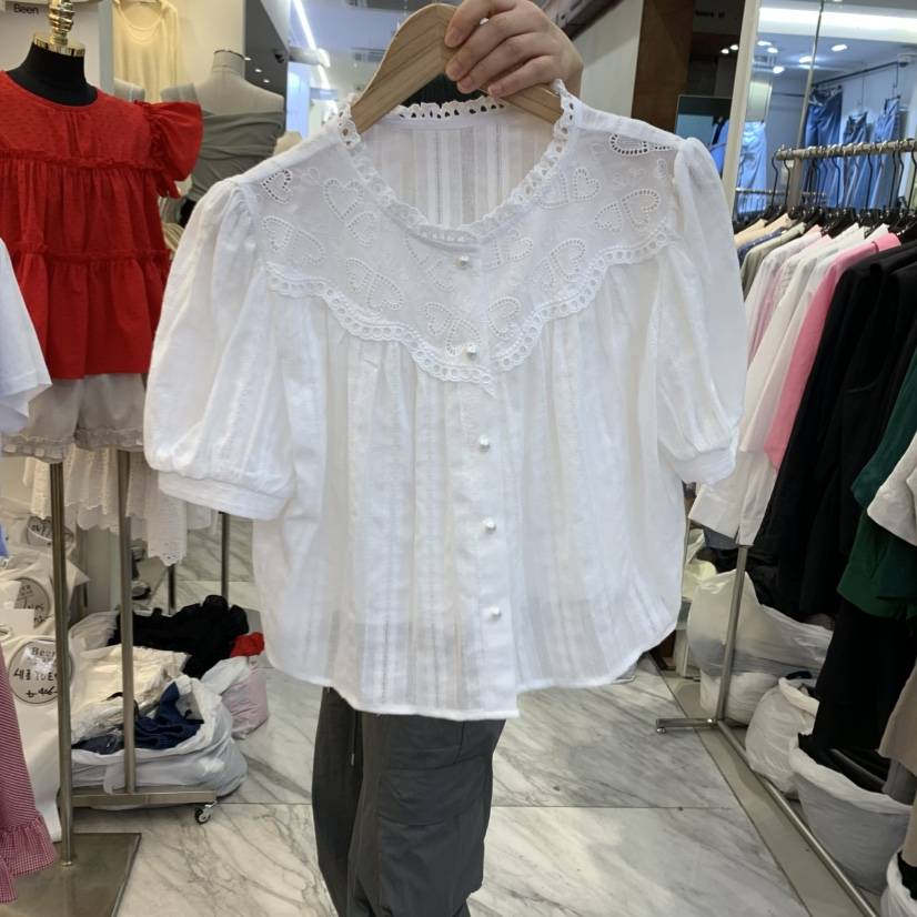 BEEN-A韓國直郵女士新品真品熱賣時尚職業人氣推薦襯衫蕾絲衫BEEN-A襯衫/蕾絲衫