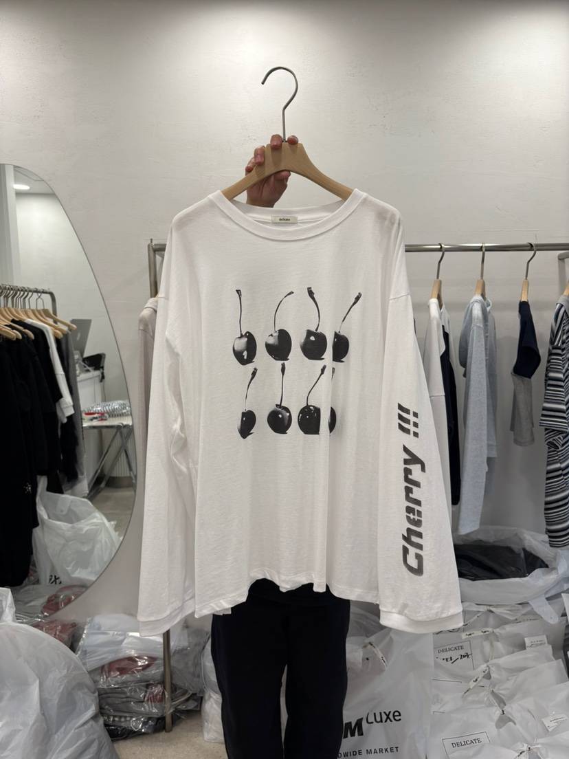 DELICATE韓國直郵女士新品人氣推薦真品時尚熱賣職業長袖T恤DELICATE長袖T恤