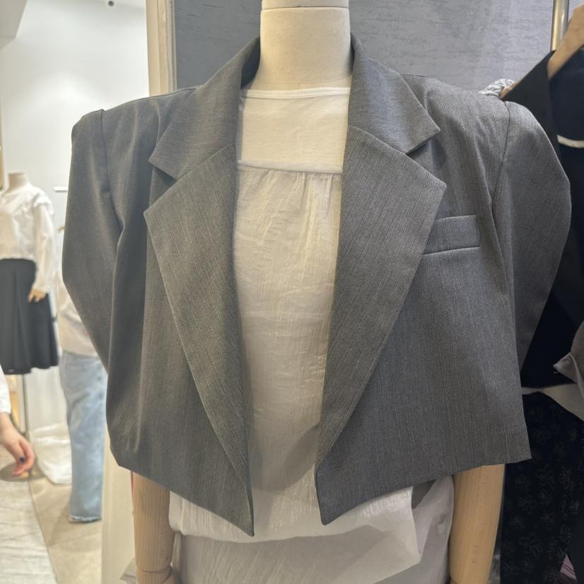 UOOV東大門代購女士新品職業時尚推薦真品25春夏休閑人氣夾克UOOV夾克