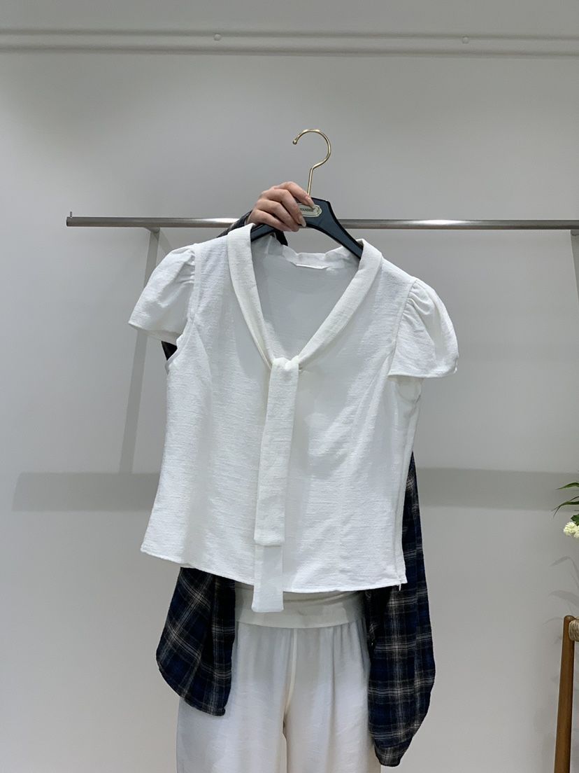 FOUNDERS東大門代購女士新品時尚職業25春夏人氣襯衫蕾絲衫FOUNDERS襯衫/蕾絲衫