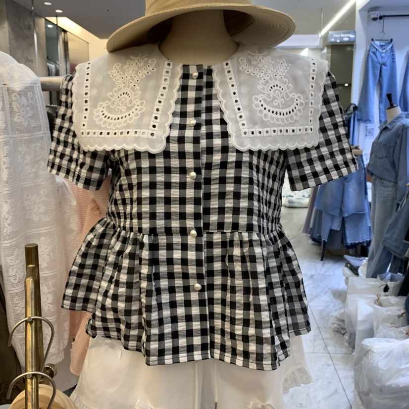 BEEN-A韓國代購女裝新品時尚職業真品熱賣人氣推薦襯衫蕾絲衫BEEN-A襯衫/蕾絲衫