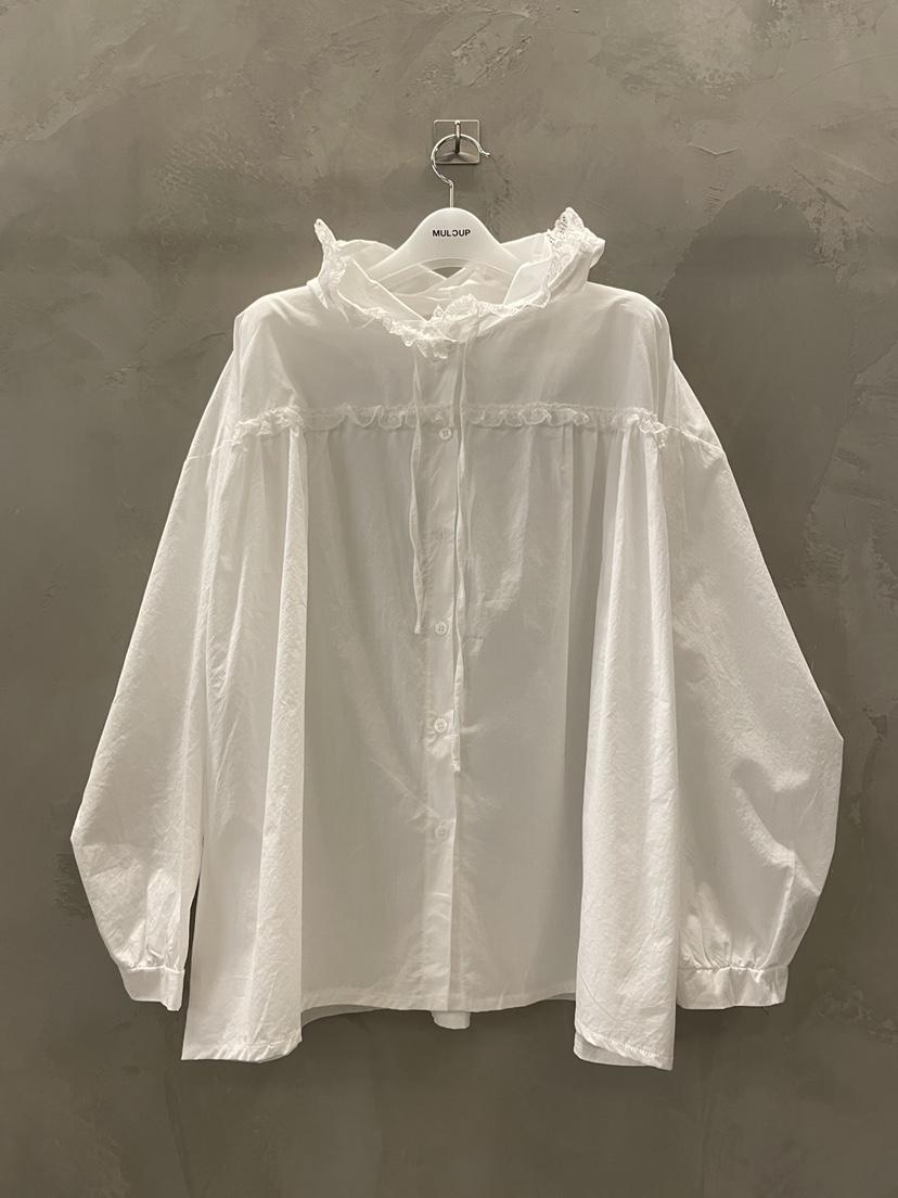 MULCUP韓國代購女裝新品時尚職業人氣推薦真品25春夏襯衫蕾絲衫MULCUP襯衫/蕾絲衫