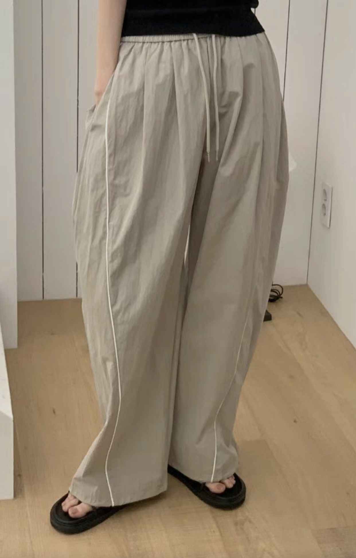 FOLLOW B韓國代購女士新款休閑熱賣時尚25春夏真品推薦休閑褲FOLLOW B休閑褲