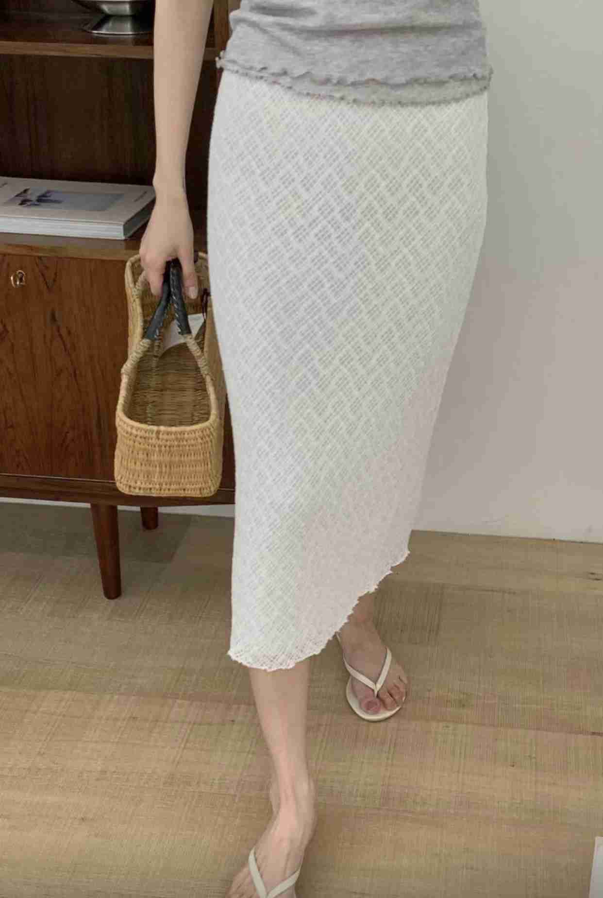 FOLLOW B東大門直郵女士新品推薦休閑時尚人氣真品職業長裙FOLLOW B長裙
