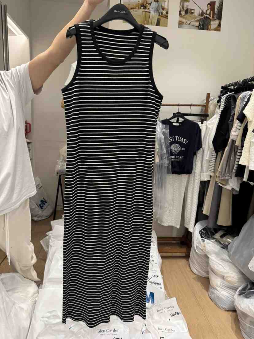 BIEN GARDER韓國代購女裝新品推薦職業25春夏休閑人氣連衣裙BIEN GARDER連衣裙