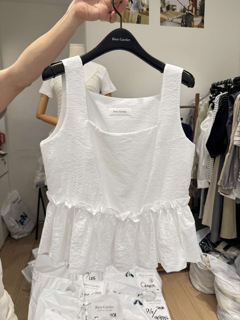 BIEN GARDER東大門代購女裝新款25春夏時尚熱賣休閑吊帶背心BIEN GARDER吊帶/背心