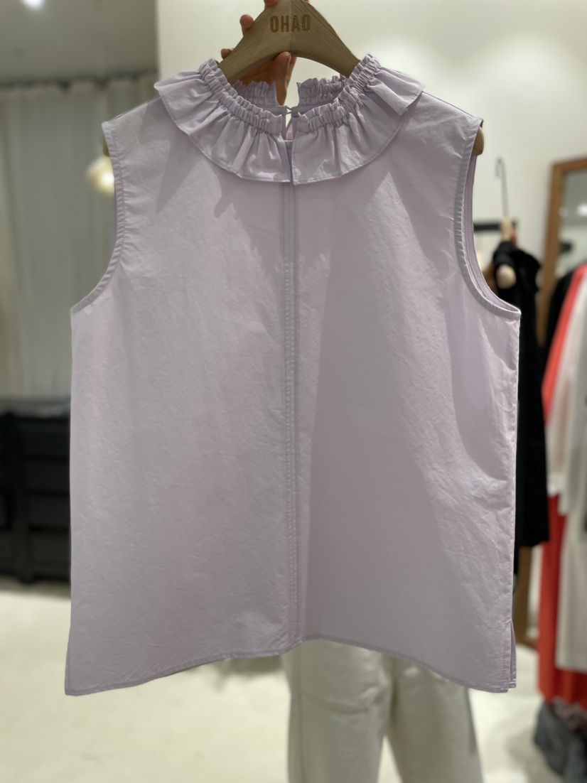 OHAO東大門實拍女士新品休閑職業真品25春夏人氣推薦吊帶背心OHAO/HA MONG吊帶/背心