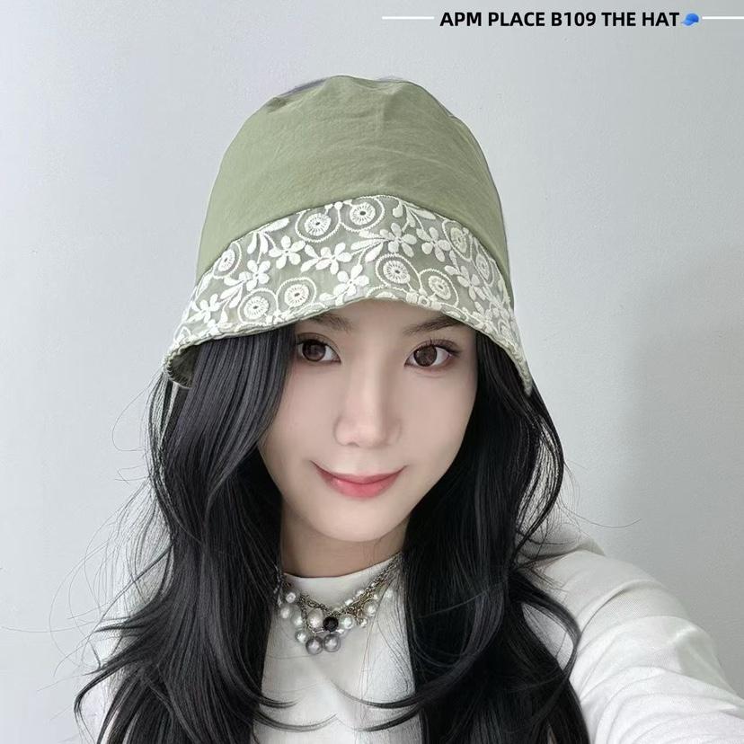 THE HAT-P東大門代購女裝新款熱賣推薦職業休閑帽子蕾絲花THE HAT帽子