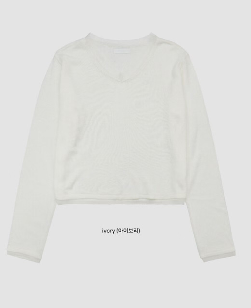 HAY KNOCK-헤이노크-OT韓國直郵㊣女裝新品休閑針織衫V領雪紡HAY KNOCK-헤이노크-OT針織衫