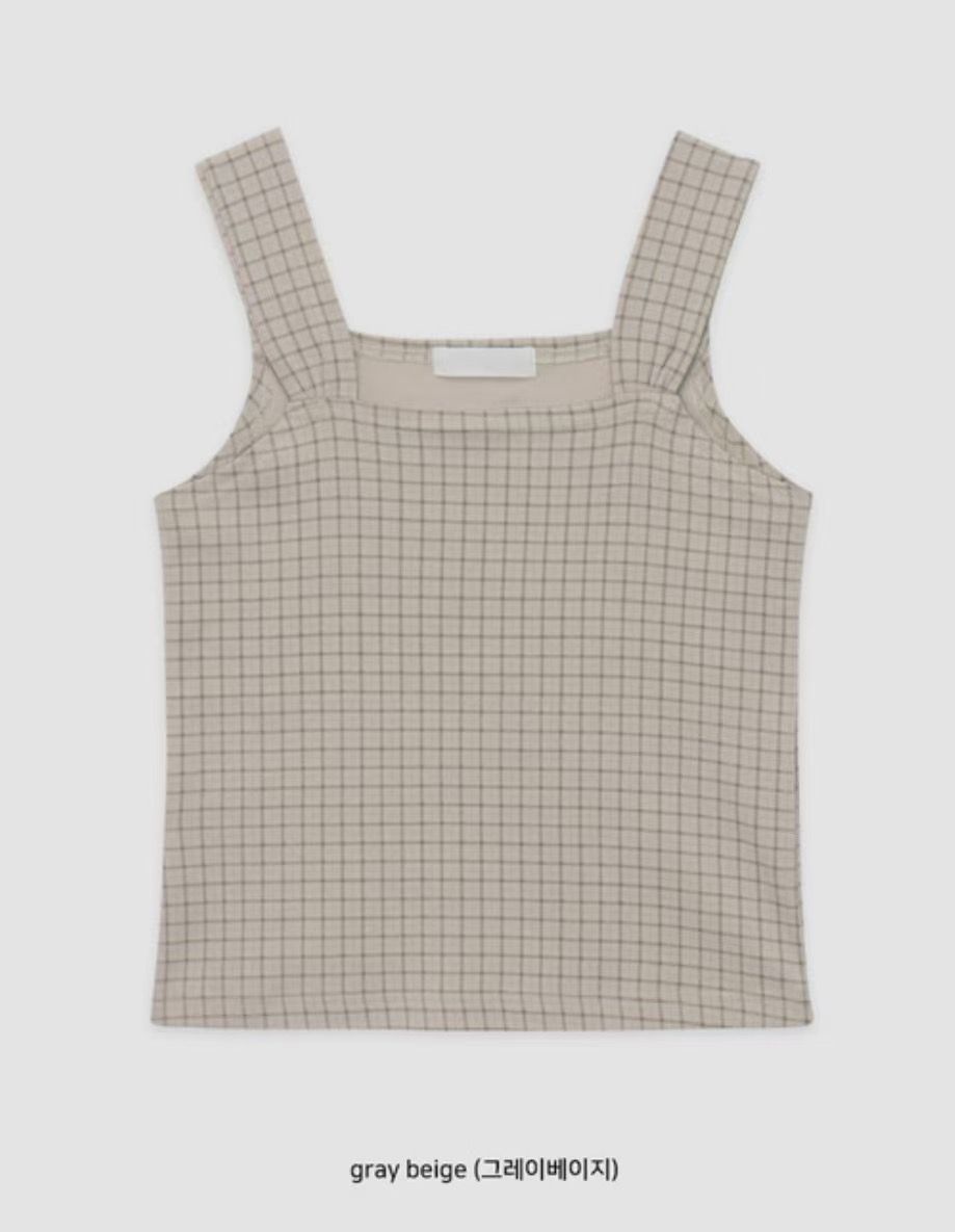 HAY KNOCK-헤이노크-OT直郵韓國代購㊣女裝新品25春夏吊帶背心HAY KNOCK-헤이노크-OT吊帶/背心