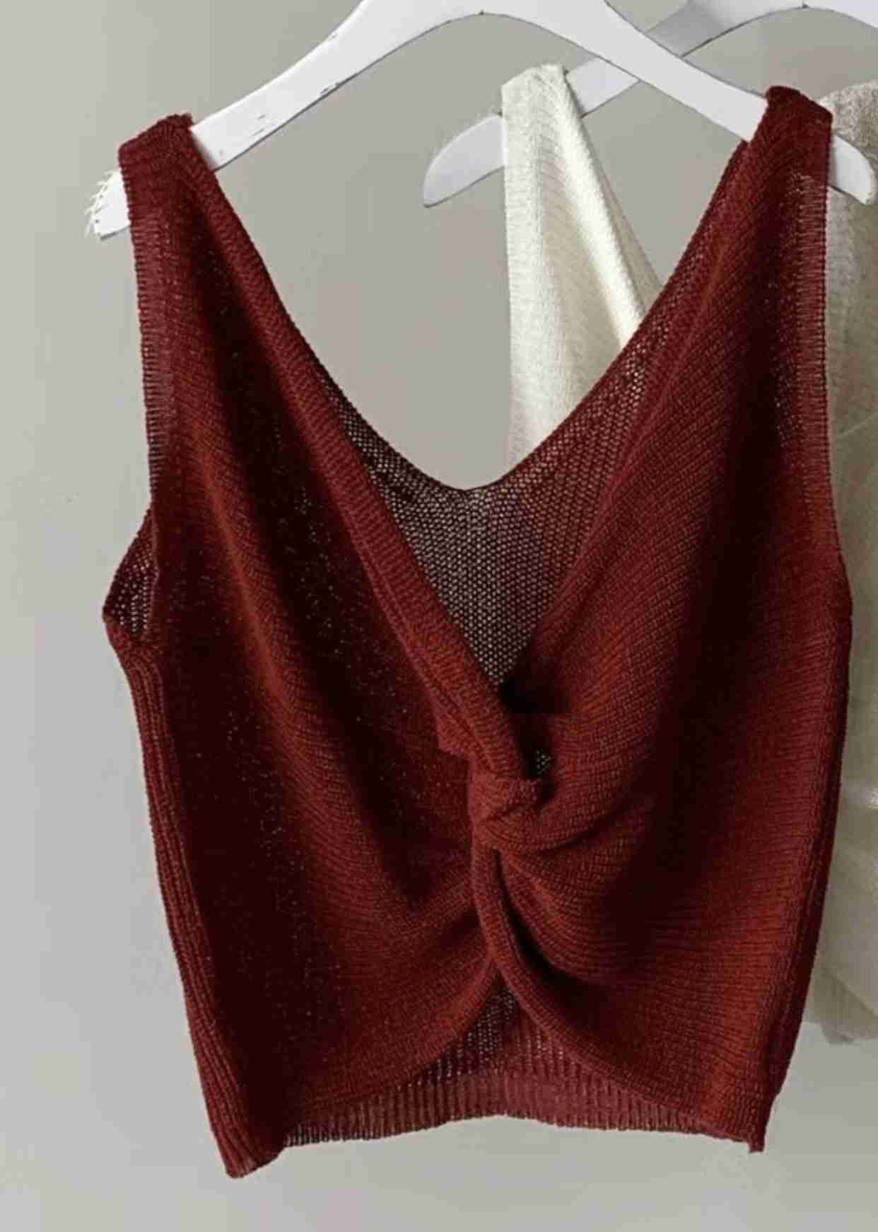 AGAIN US東大門代購女裝新品休閑25春夏推薦人氣吊帶背心緊身AGAIN US吊帶/背心