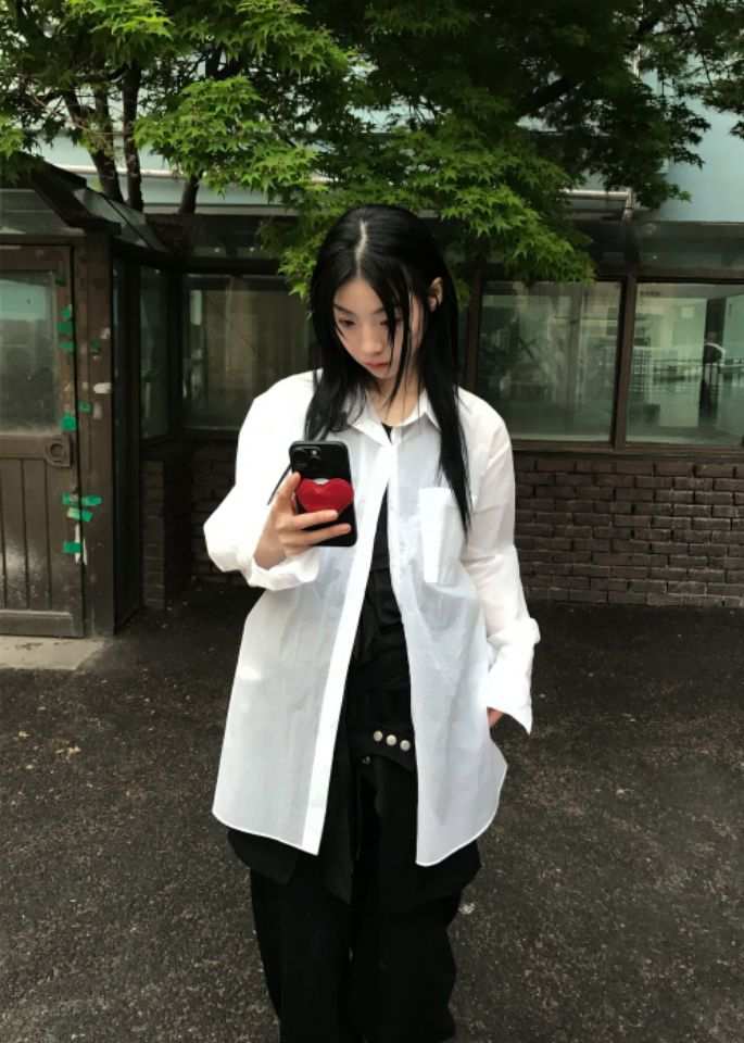 LIVE FOREVER韓國直郵女士新品25春夏熱賣職業人氣襯衫蕾絲衫LIVE FOR_EVER襯衫/蕾絲衫