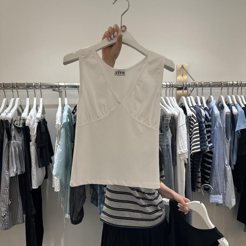 VIVE直郵韓國代購㊣女裝新品休閑時尚25春夏推薦熱賣吊帶背心VIVE吊帶/背心