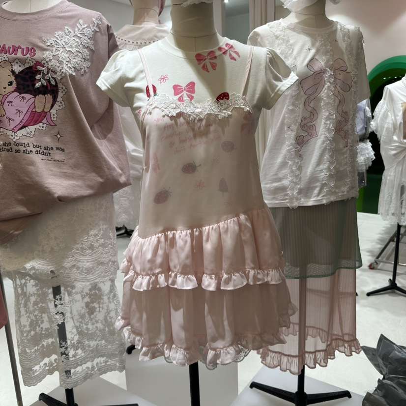 MINI UNNI東大門代購女士新品熱賣休閑連衣裙不含內搭雪紡MINI UNNI連衣裙