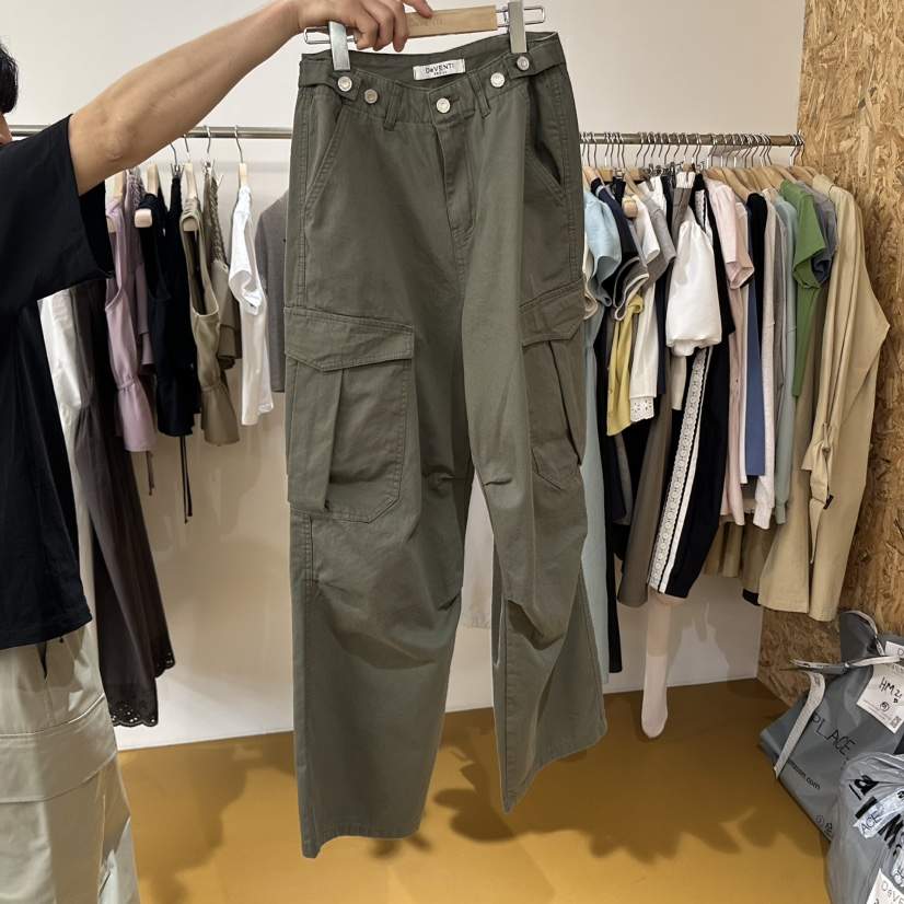 DE VENTI東大門實拍女士新品職業時尚休閑熱賣休閑褲工裝褲DE VENTI休閑褲