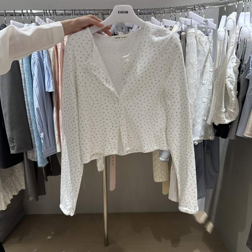 FAVOR-P東大門代購女士新品休閑人氣25春夏時尚長袖T恤羊毛衫FAVOR長袖T恤