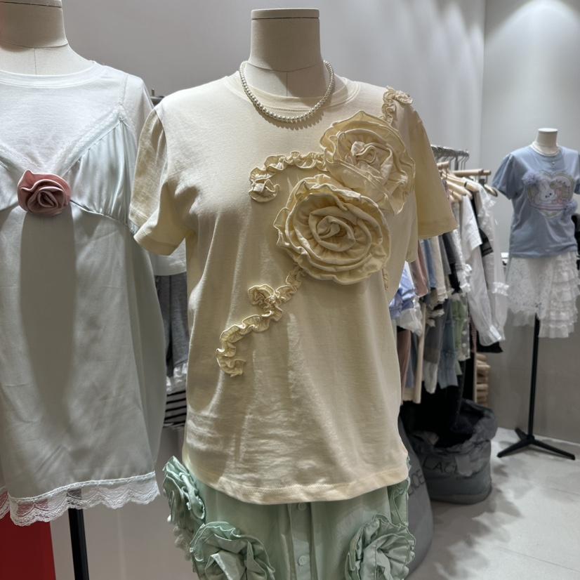 MINI UNNI東大門代購女士新款真品時尚熱賣職業人氣25春夏T恤MINI UNNIT恤