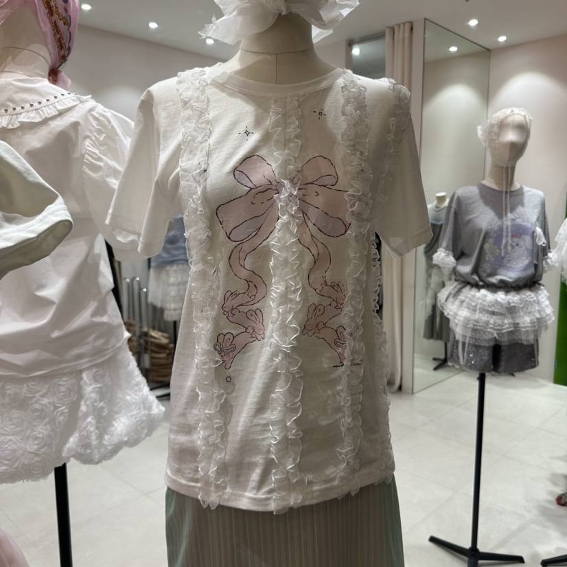 MINI UNNI東大門實拍女士新款時尚休閑推薦職業真品25春夏T恤MINI UNNIT恤
