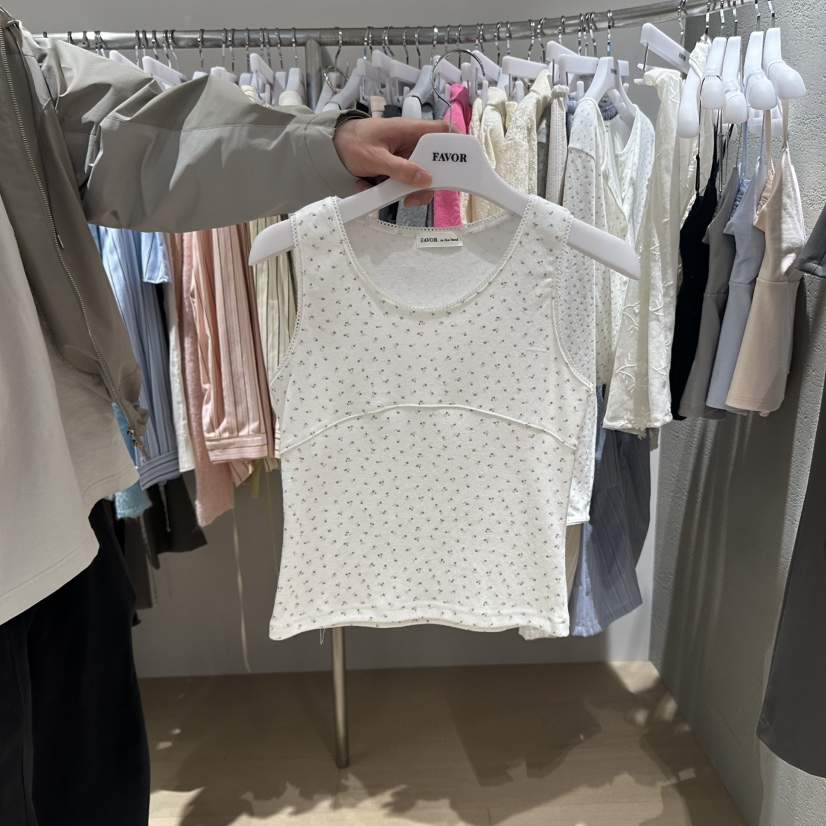 FAVOR-P東大門實拍女裝新款休閑真品25春夏推薦職業吊帶背心FAVOR吊帶/背心