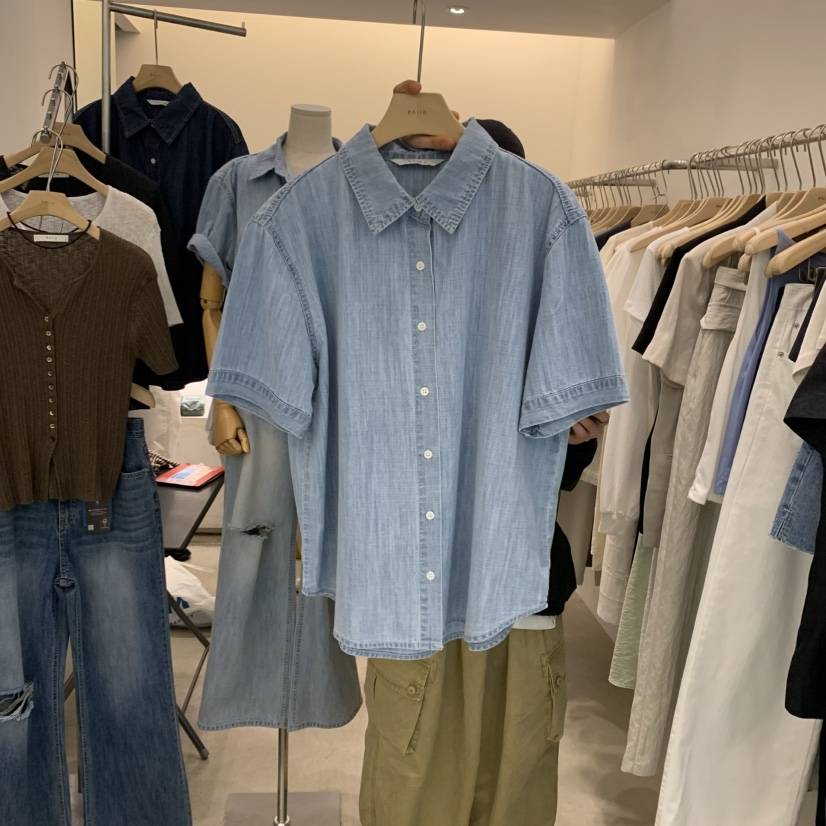 PHILO東大門實拍女士新品真品推薦時尚職業休閑人氣襯衫蕾絲衫PHILO襯衫/蕾絲衫