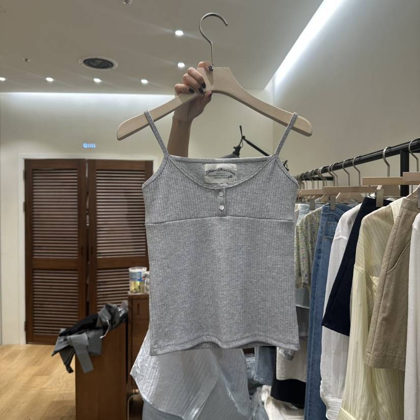 GILLI韓國直郵女裝新品25春夏真品推薦時尚職業休閑吊帶背心GILLI吊帶/背心
