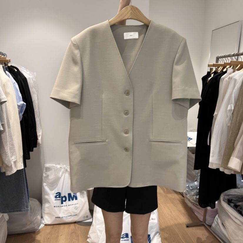 OUR-A韓國直郵女士新品休閑25春夏職業推薦人氣熱賣真品夾克OUR-A夾克