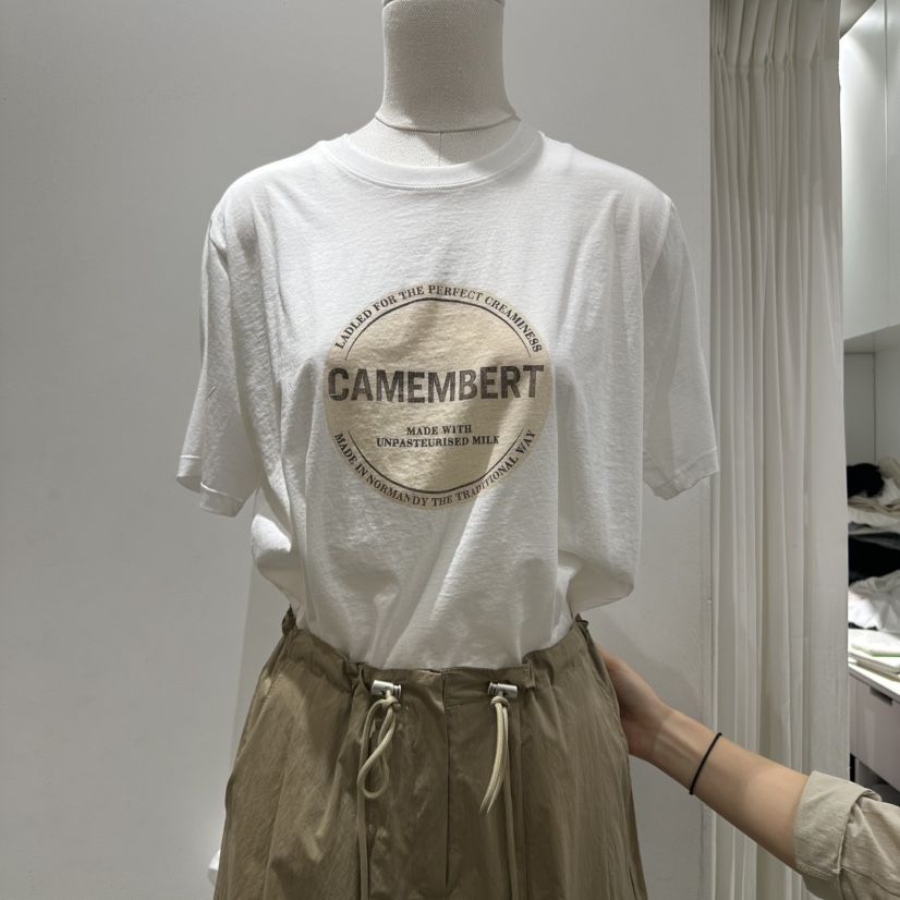 URBANSTORY/REMAKING東大門實拍女士新品真品職業熱賣25春夏T恤Remaking/URBANSTORYT恤