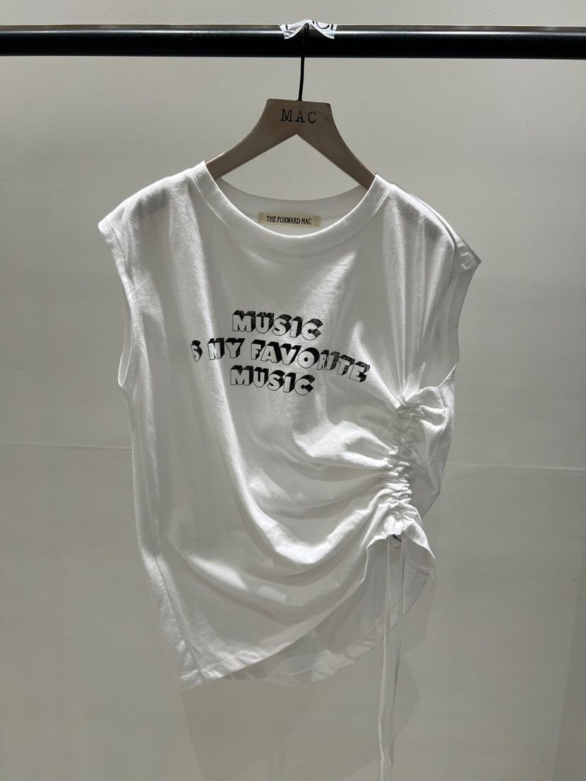 MAC韓國代購女裝新品職業時尚推薦真品熱賣休閑吊帶背心褶皺THE FORWARD MCA吊帶/背心
