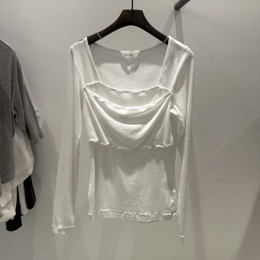 JANE BIRKIN東大門直郵女士新款時尚職業真品25春夏長袖T恤JANE BIRKIN設計師品牌長袖T恤