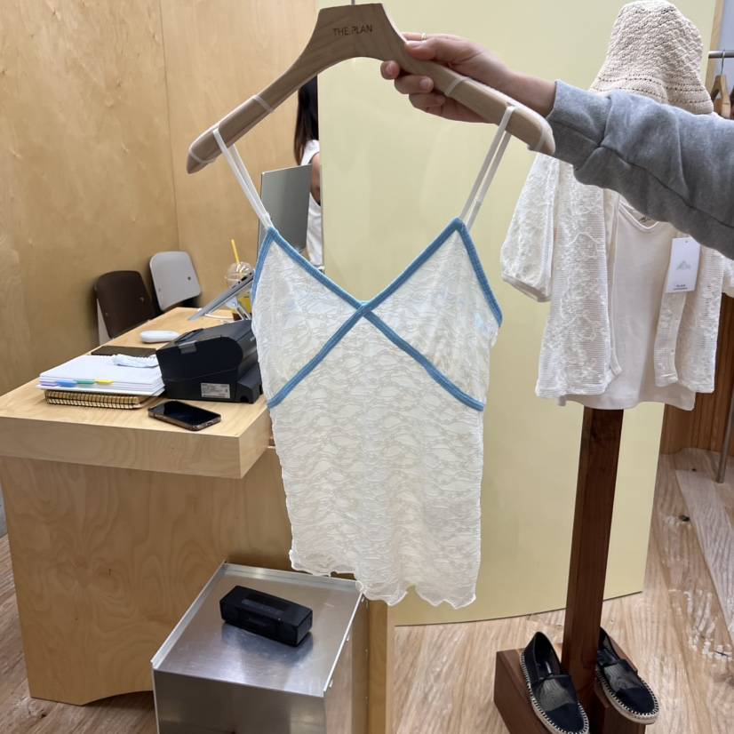 THEPLAN韓國代購女裝新品職業時尚人氣真品推薦熱賣吊帶背心THE PLAN吊帶/背心