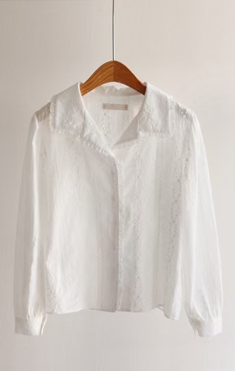 AGAIN US東大門直郵女裝新品25春夏真品熱賣時尚襯衫蕾絲衫AGAIN US襯衫/蕾絲衫