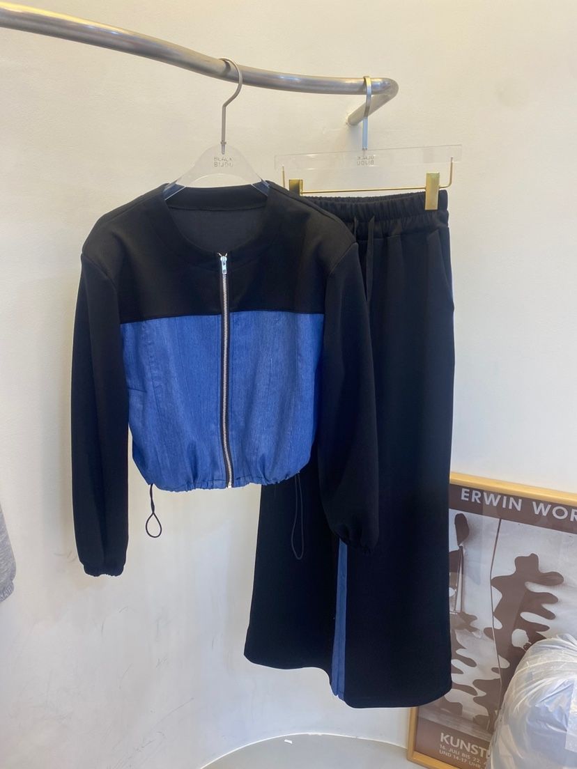 BLACK BIJOU直郵韓國代購㊣女裝新品時尚休閑人氣推薦套裝BLACK BIJOU套裝