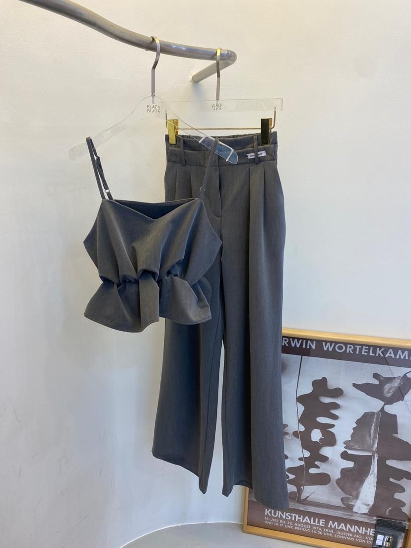 BLACK BIJOU韓國㊣直郵東大門代購女裝新款熱賣時尚25春夏套裝BLACK BIJOU套裝
