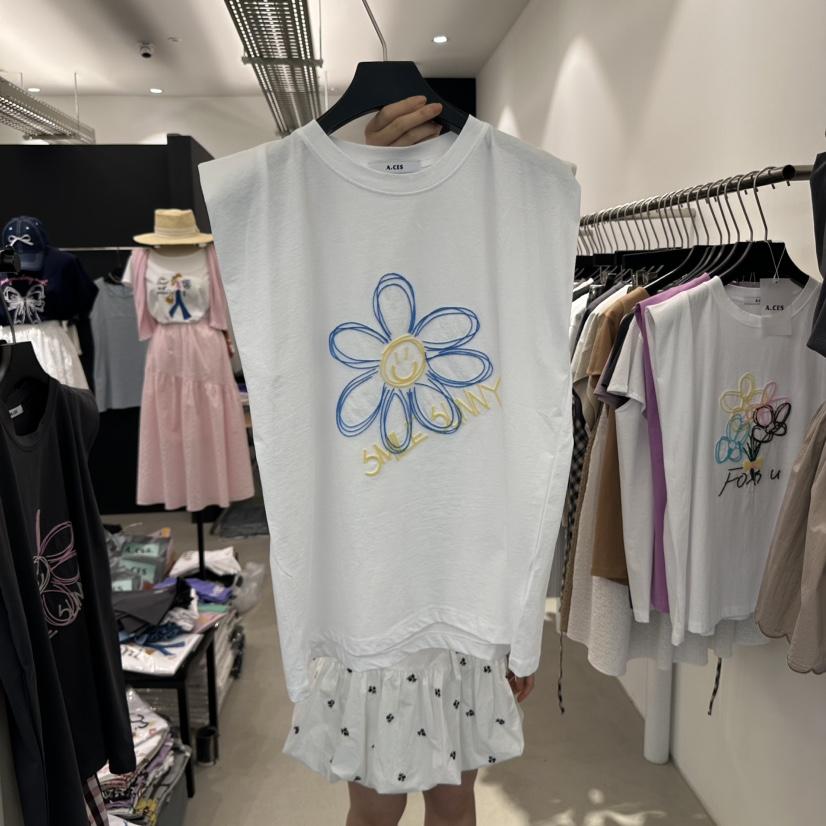A.CES東大門實拍女裝新款時尚25春夏休閑真品熱賣吊帶背心A.CES吊帶/背心