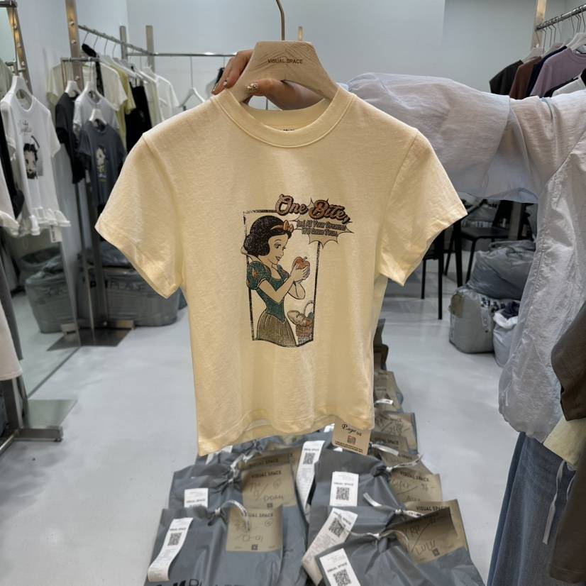 VISUAL SPACE韓國代購女裝新品真品職業休閑推薦熱賣25春夏T恤VISUAL SPACET恤